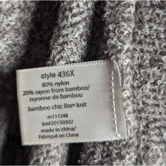 Barefoot Dreams Bamboo Chic Lite Calypso Cardigan Sweater Waterfall - Picture 5 of 6